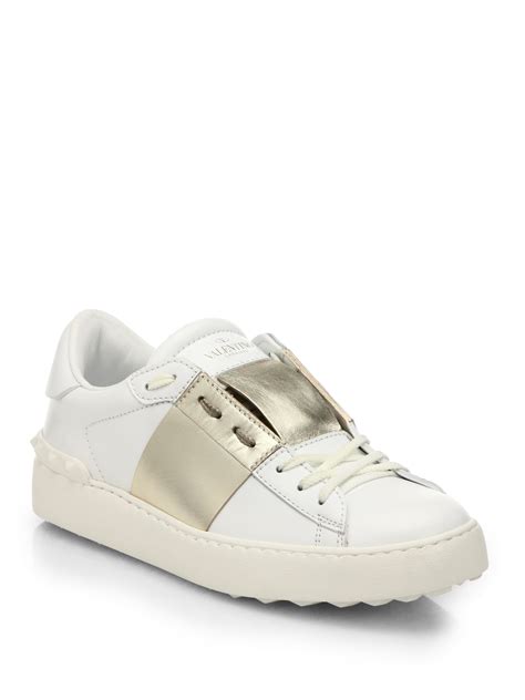 valentino white sneakers sale